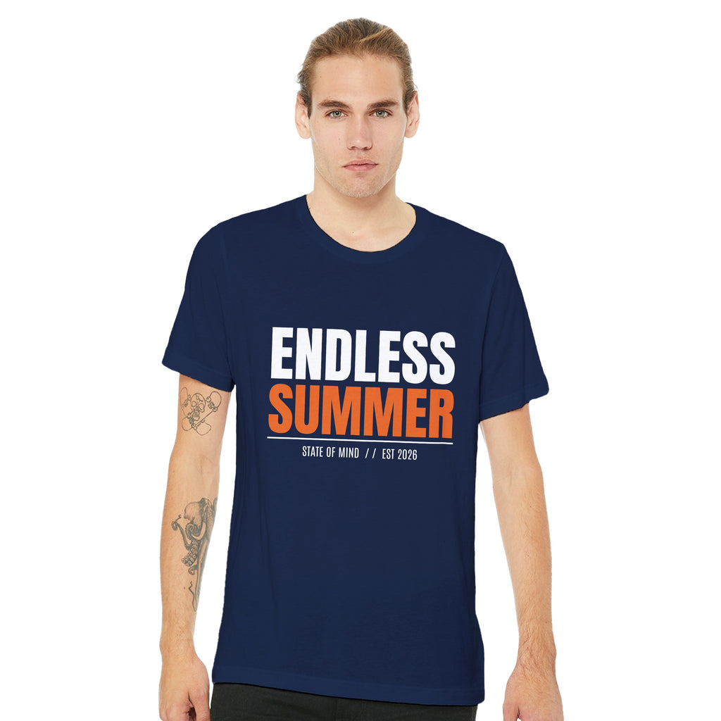 Endless Summer State of Mind Premium T-Shirt | Graphic Tee | Streetwear Summer Fit | Festival Beach Holiday | Est 2026