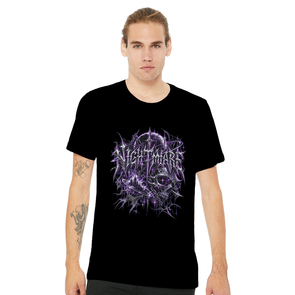 NIGHTMARE Y2K Graphic T-Shirt | Gothic Cyber Grunge Streetwear Tee