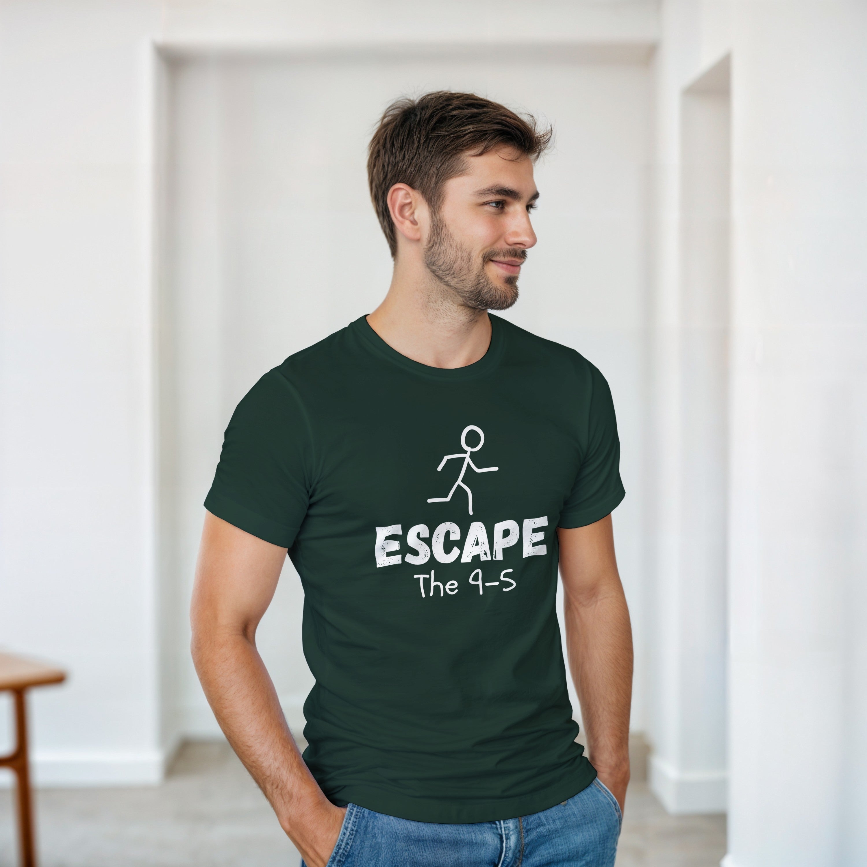 Escape The 9-5 Shirt | Entrepreneur Motivation Tee | Side Hustle Graphic Gift