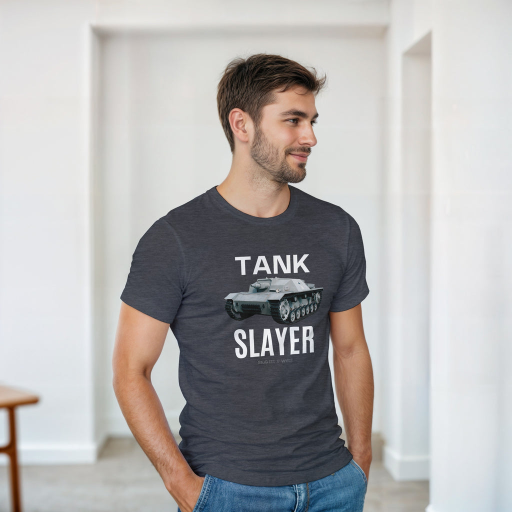 StuG III Tank Destroyer Shirt | WWII Military History Tee | German Armored Vehicle T-Shirt | Funny Tank Slayer Apparel | Panzer Veteran Gift