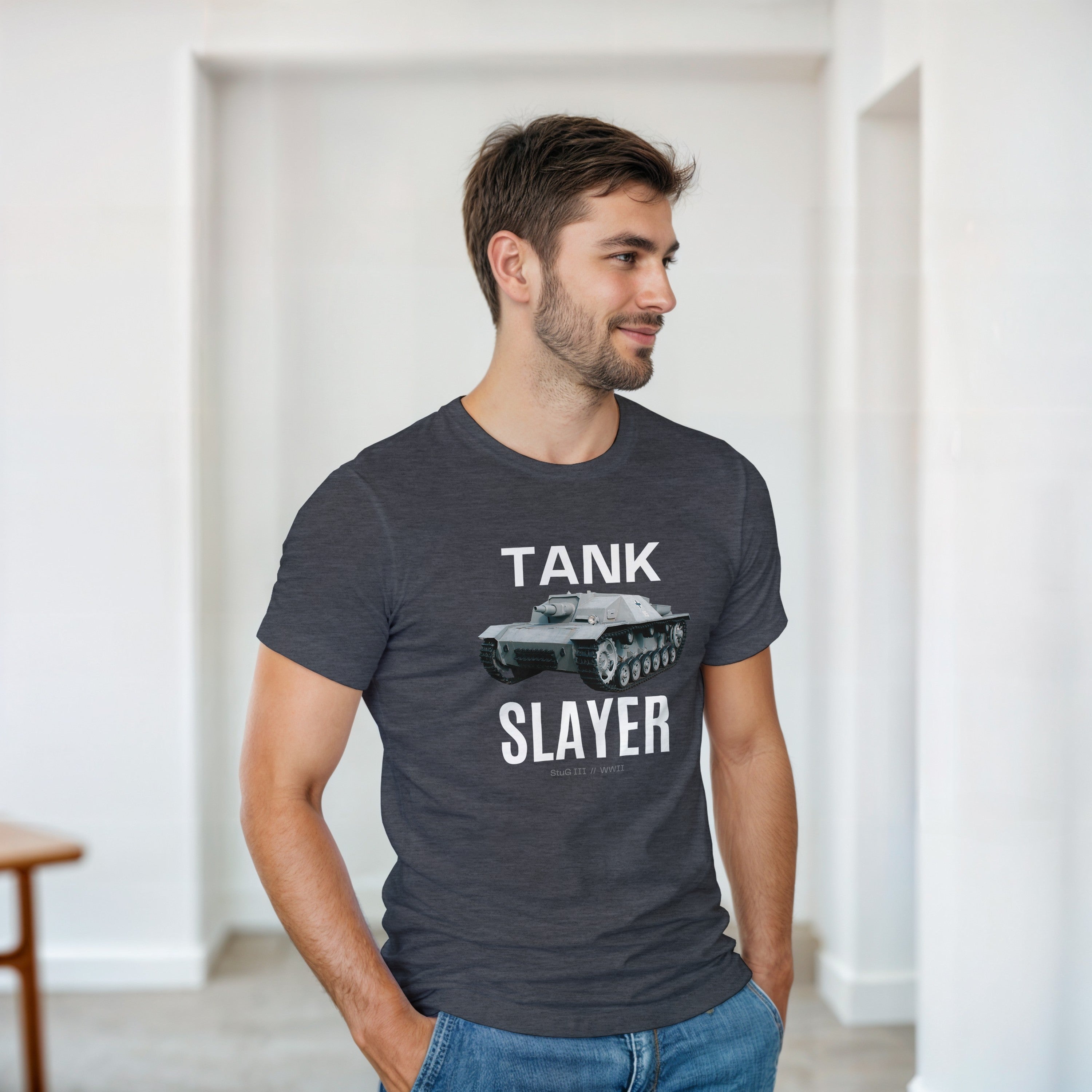 StuG III Tank Destroyer Shirt | WWII Military History Tee | German Armored Vehicle T-Shirt | Funny Tank Slayer Apparel | Panzer Veteran Gift