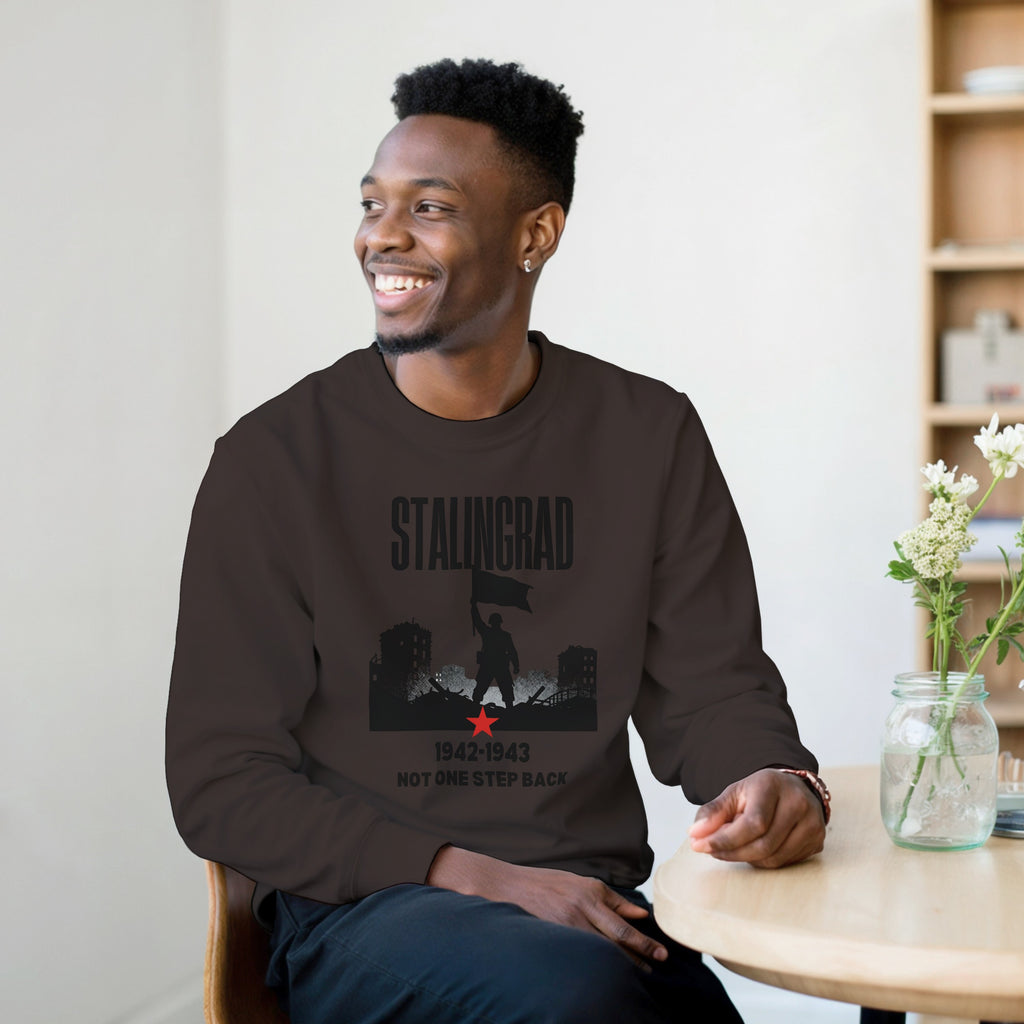 Stalingrad 1942 Sweatshirt | Soviet Military History Gift | Eastern Front Crewneck | Not One Step Back Sweater | WWII Graphic Streetwear