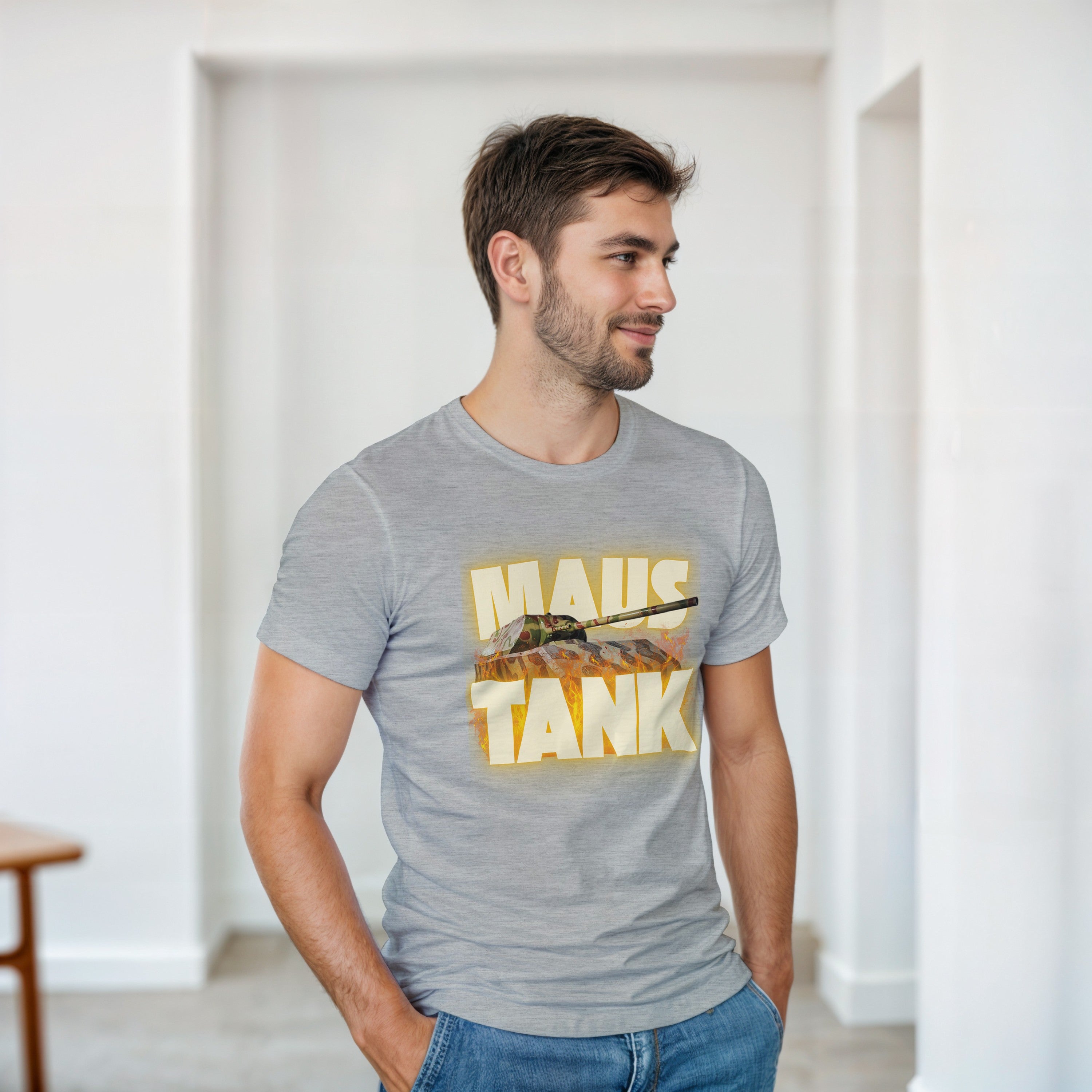 WWII Maus Tank Shirt | German Panzer VIII Super Heavy Tank Tee | Military History Gift