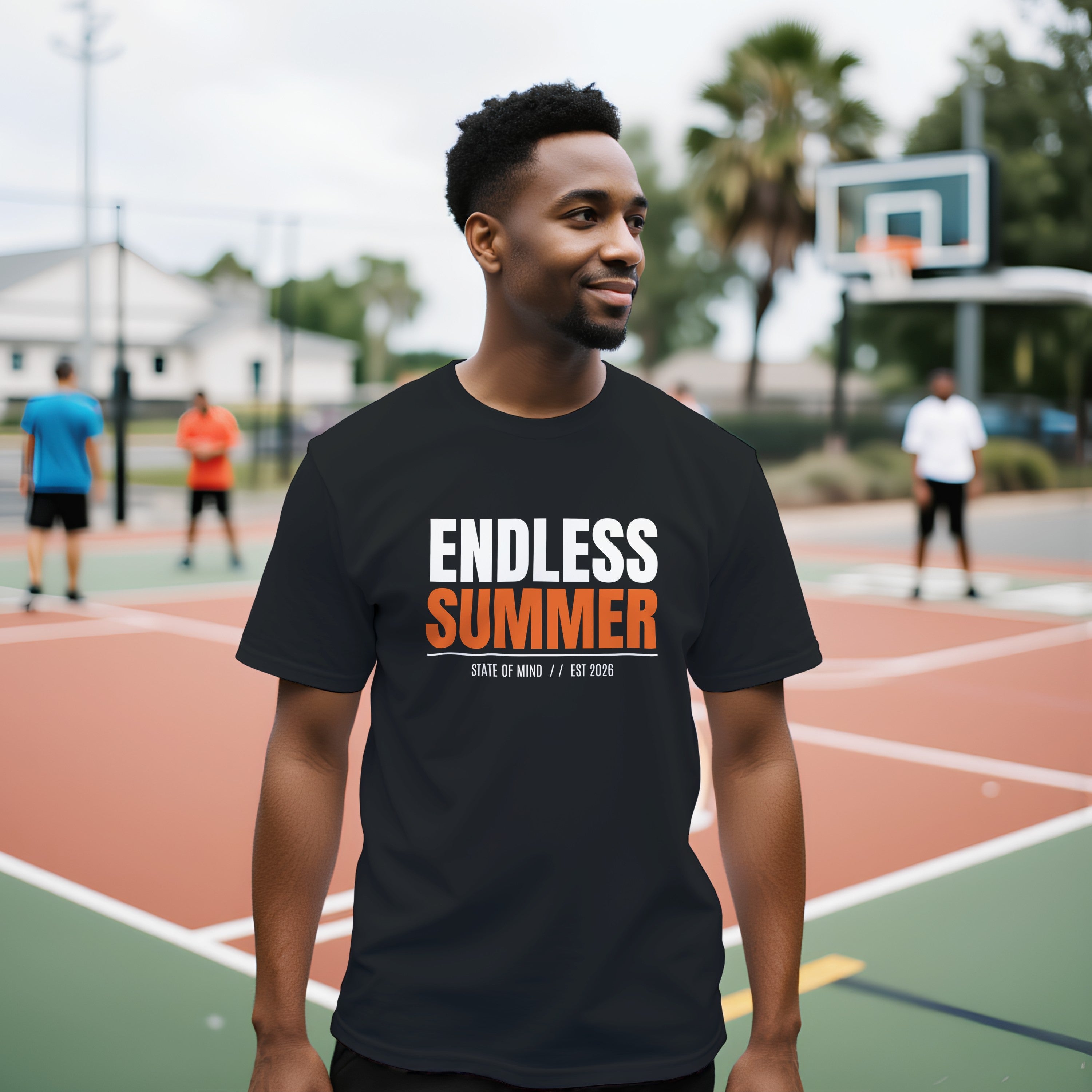 Endless Summer State of Mind Premium T-Shirt | Graphic Tee | Streetwear Summer Fit | Festival Beach Holiday | Est 2026
