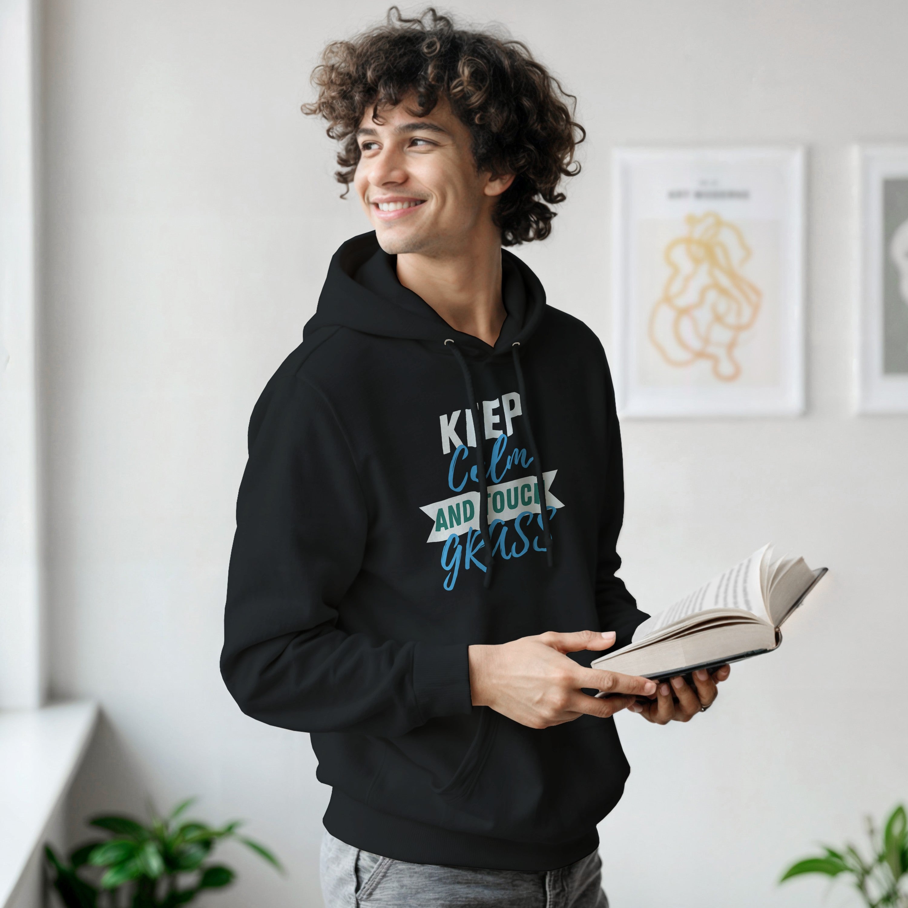 Touch Grass Hoodie | Funny Gamer Meme Sweatshirt | Gift for Gamers