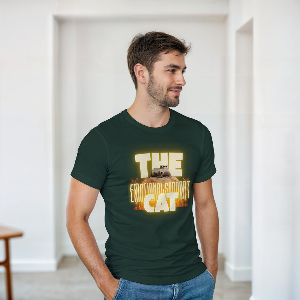 Emotional Support Cat Shirt | Panther Panzer V Meme Tee | WW2 Military History Gift