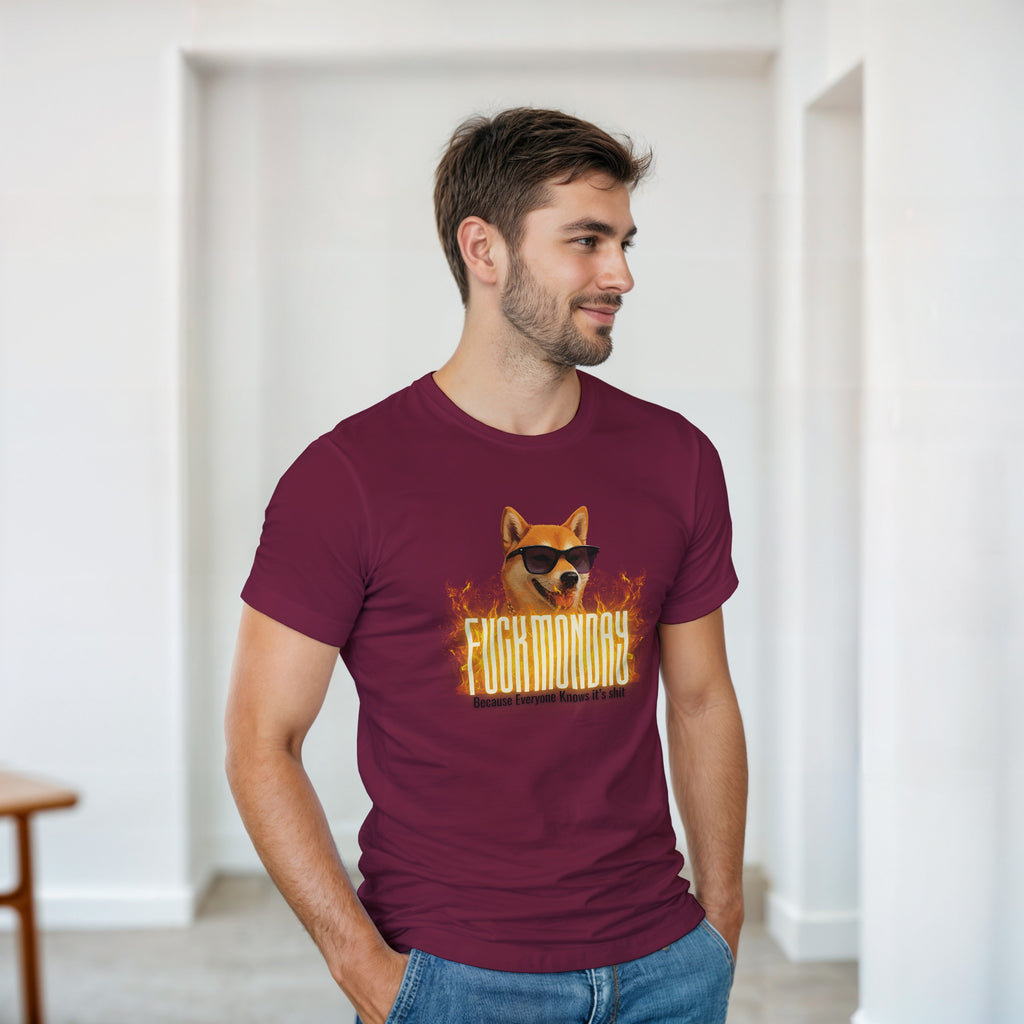 Fuck School Shirt | Funny Shiba Inu Meme Tee | Sarcastic Student Streetwear Gift