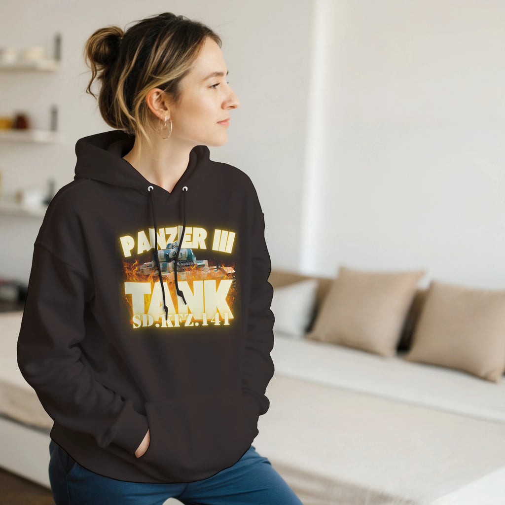 Panzer III Tank Hoodie | German Sd.Kfz.141 Medium Armor Pullover | WWII History Gift