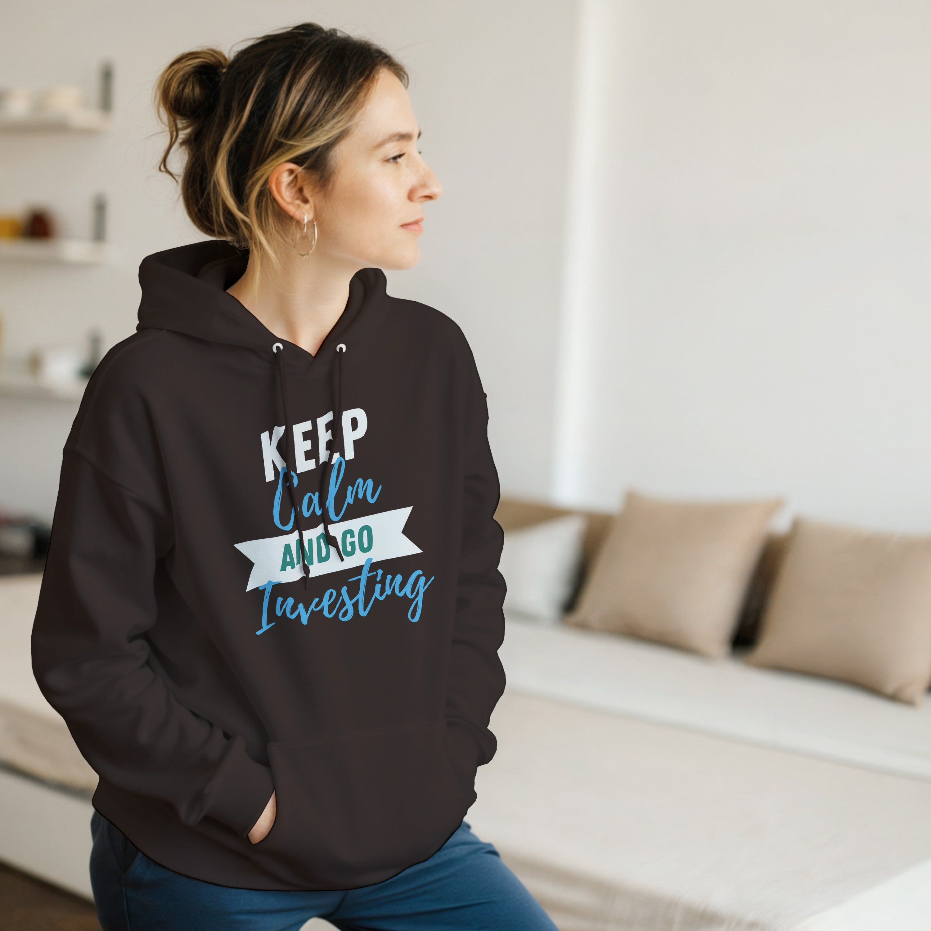 Investing Hoodie | Stock Market Candlestick Chart Pullover | Dividend Investor Gift