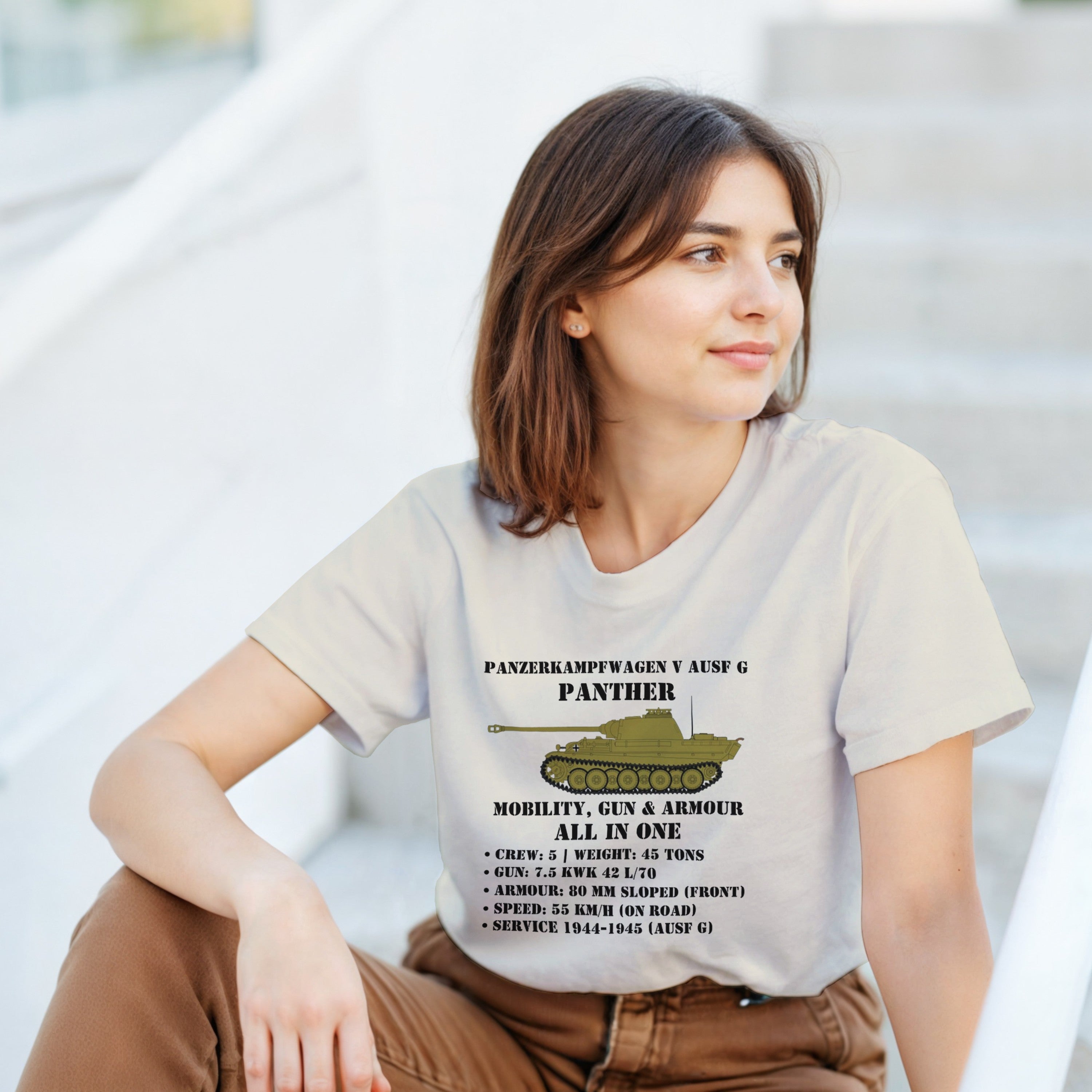 Panther Ausf. G Tank Shirt | WW2 German Meme Tee | Mobility Gun & Armour History Gift