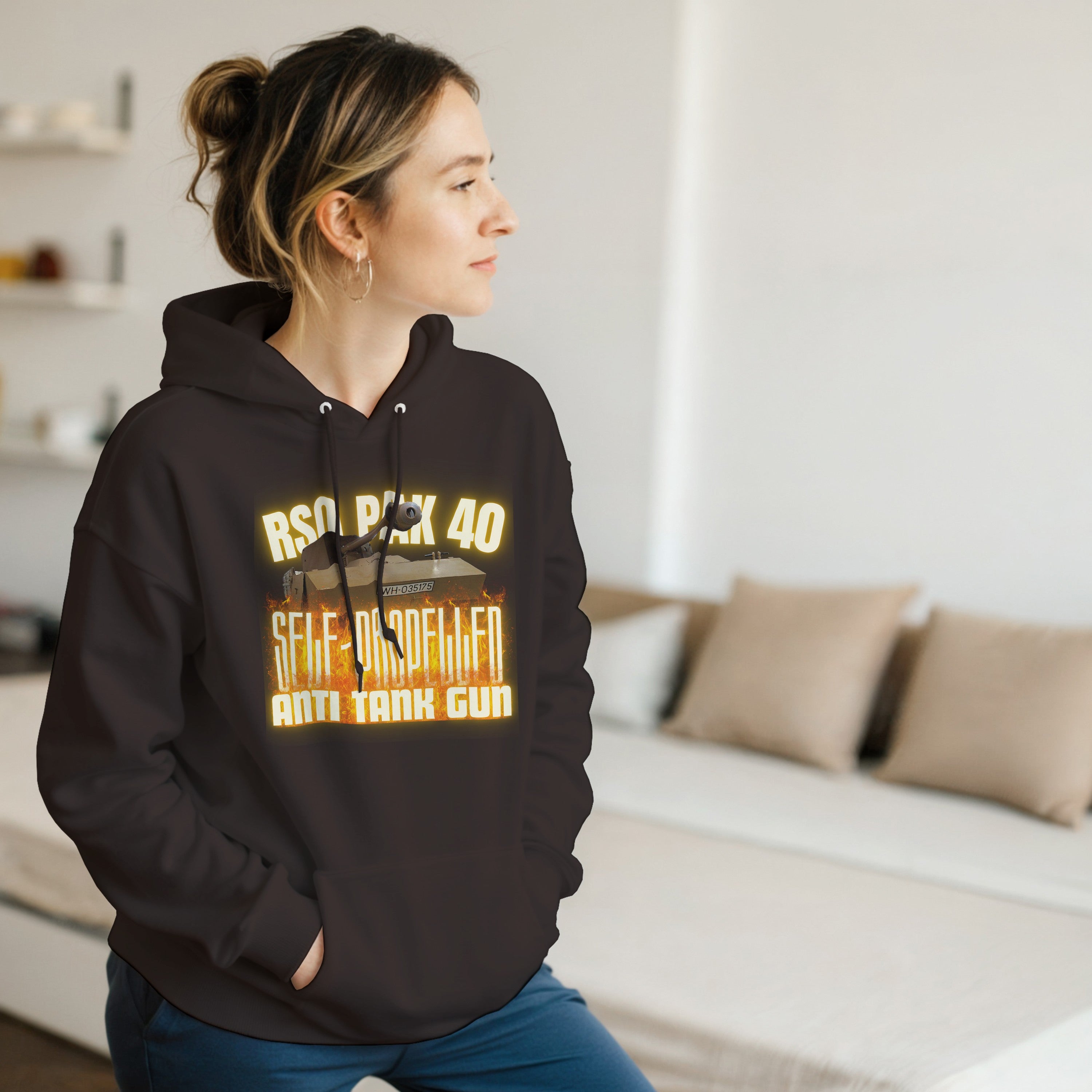 RSO PaK 40 Hoodie | German Anti-Tank Gun Pullover | WWII Military History Gift