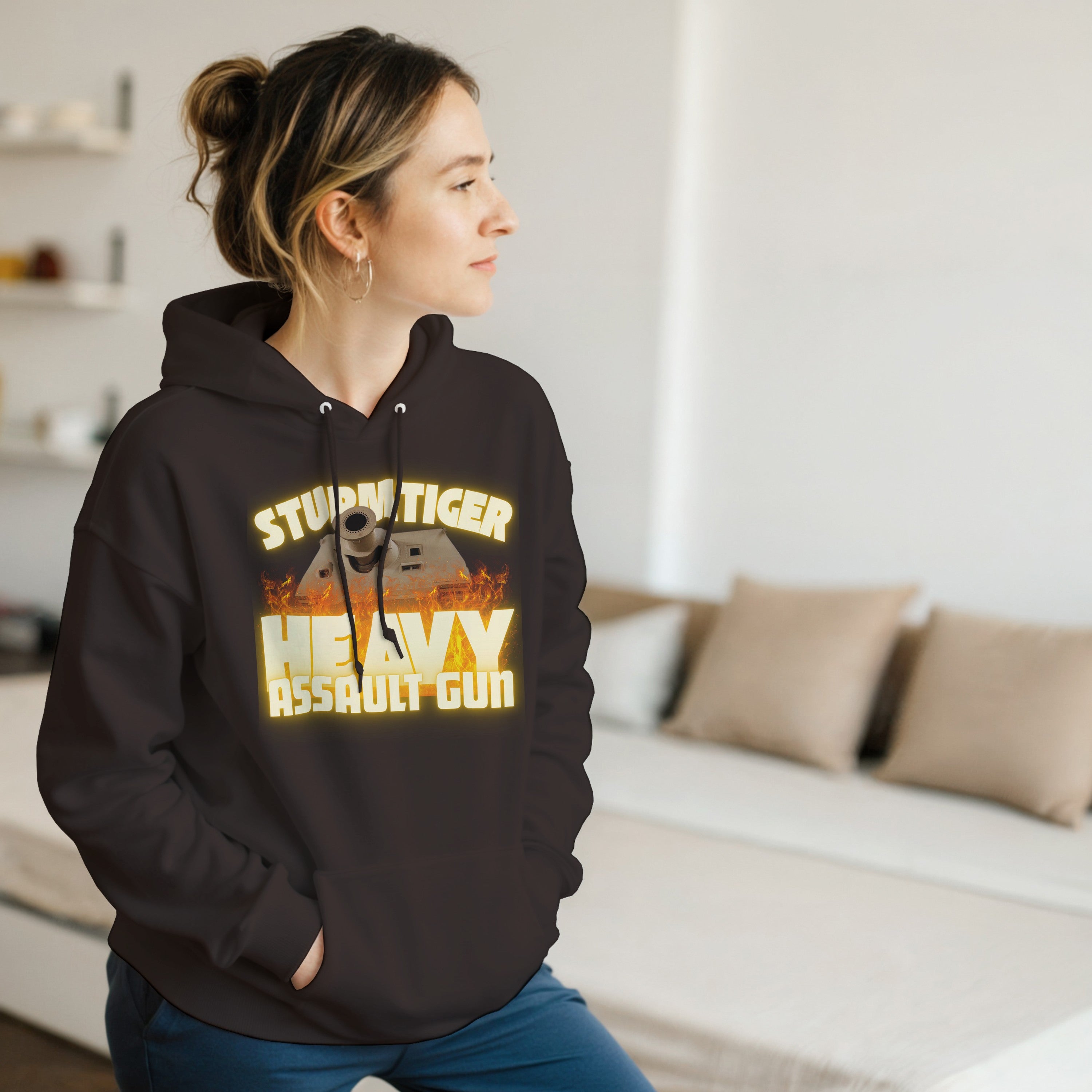Tank Enthusiast Hoodie | Panzer Definition WWII German Tank | Military History Gift