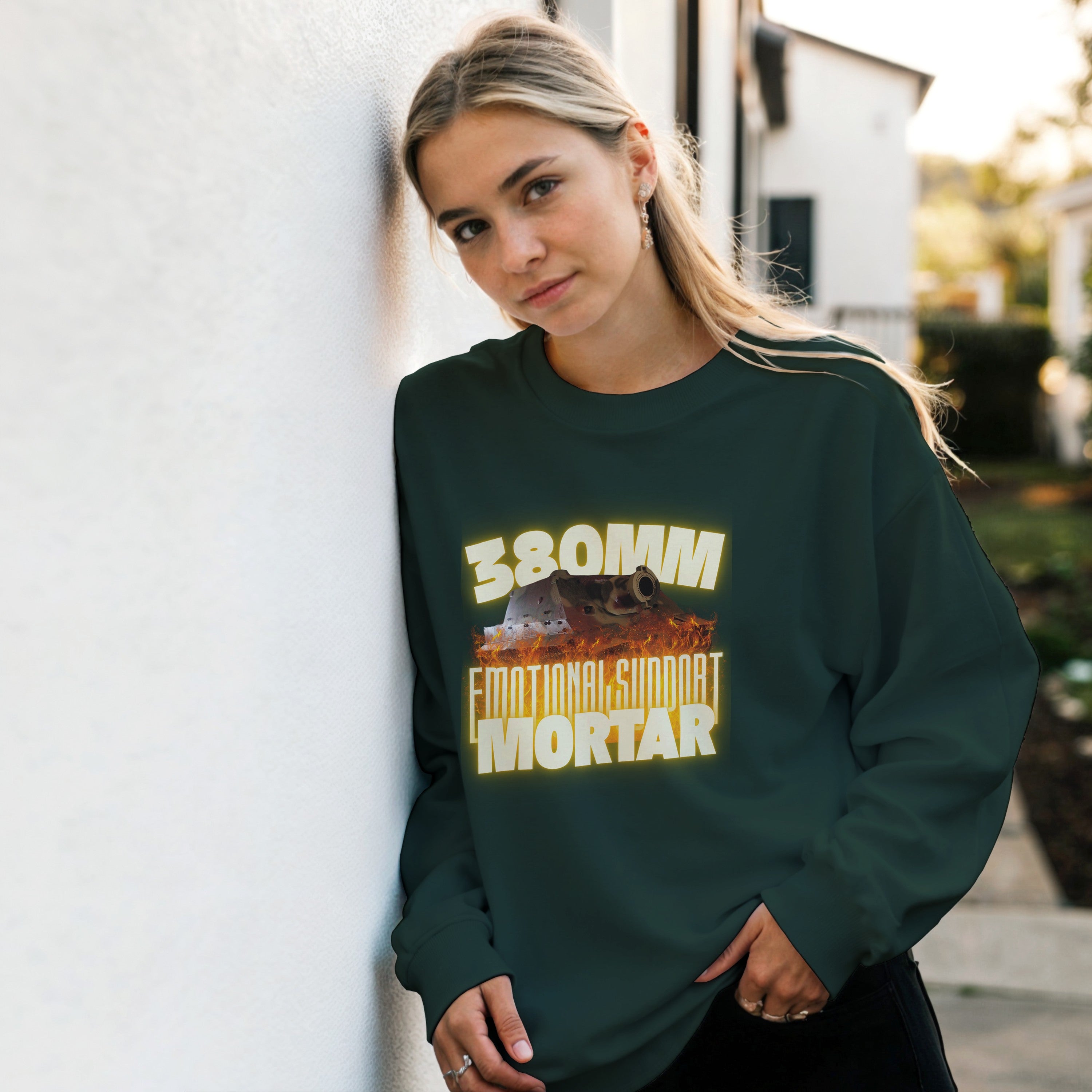 Sturmtiger Sweater | 380mm Emotional Support Mortar | WW2 German Assault Gun Gift