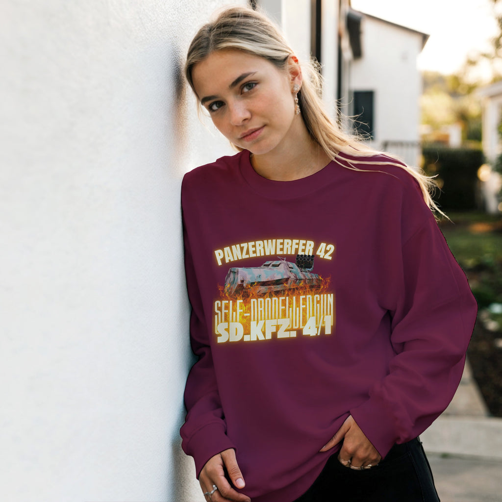 Panzerwerfer 42 Sd.Kfz. 4/1 Sweater | WW2 German Rocket Launcher Crewneck | Military Gift