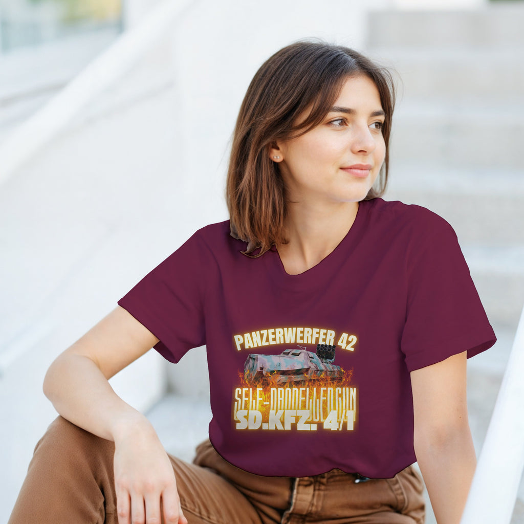 Panzerwerfer 42 Sd.Kfz. 4/1 Shirt | WW2 German Rocket Launcher Tee | Military History Gift