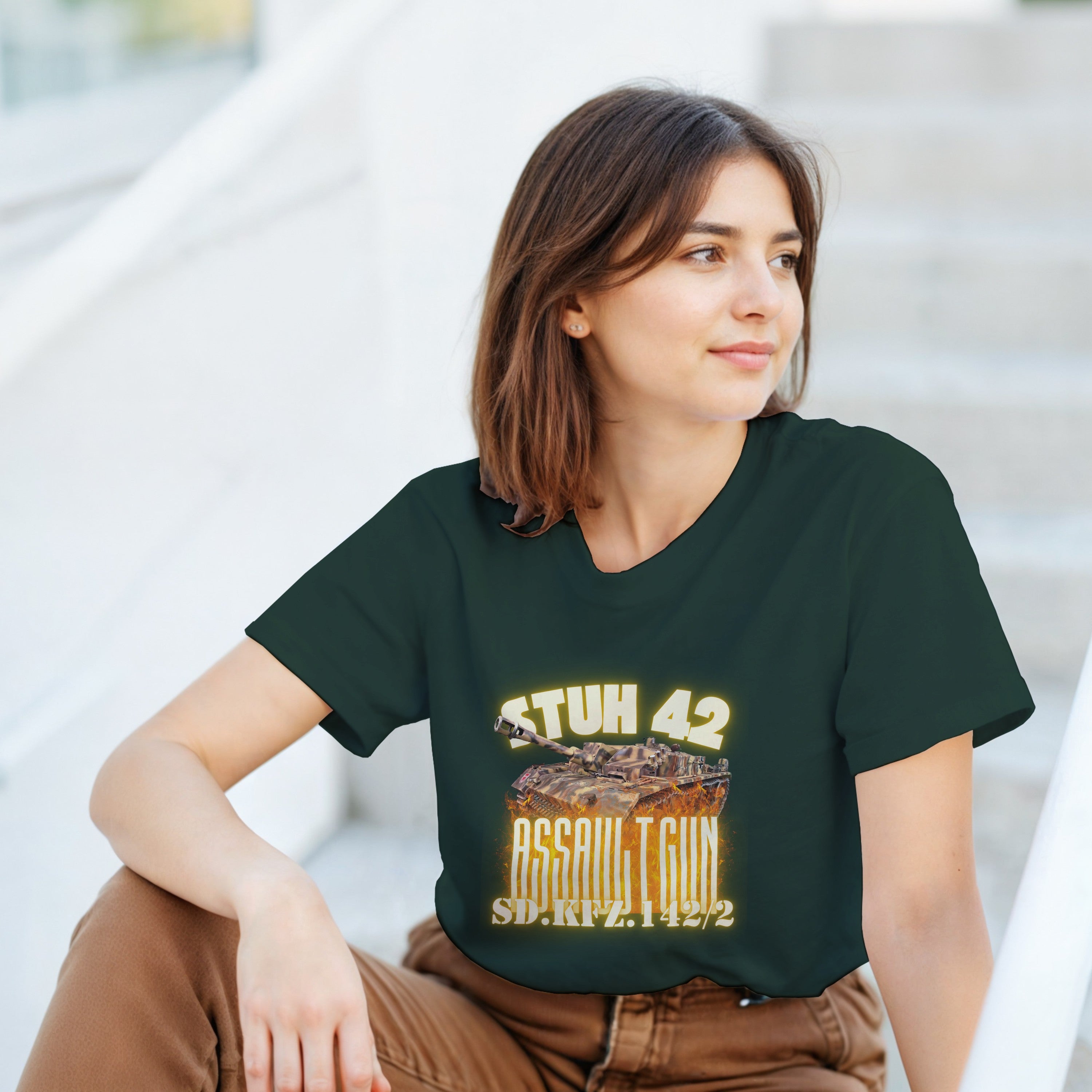 StuH 42 Assault Gun Shirt | German WWII Self-Propelled Howitzer Tee | Military Gift