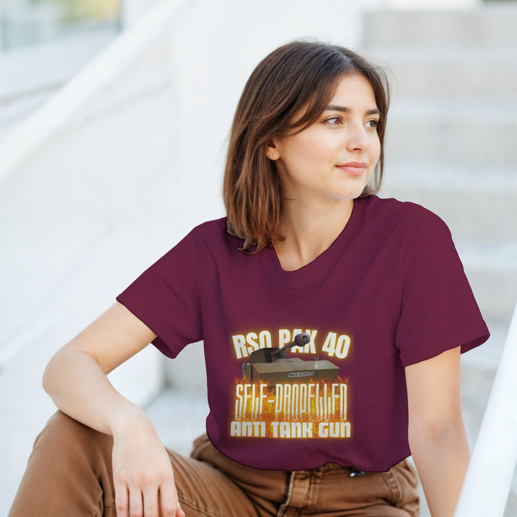 RSO PaK 40 Shirt | German Anti-Tank Gun Tee | WWII Military History Gift