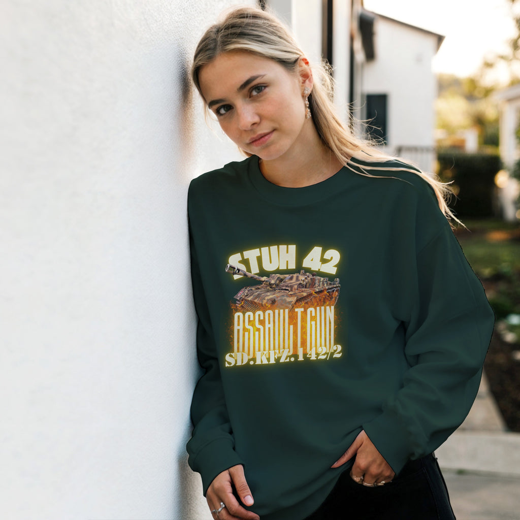 StuH 42 Assault Gun Sweatshirt | German WWII Howitzer Crewneck | Military History Gift