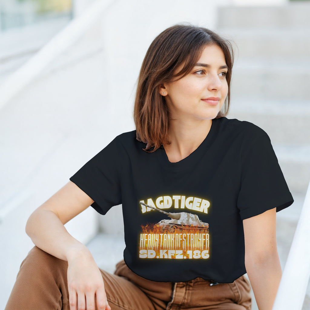 Jagdtiger Tank Shirt | WW2 German Heavy Tank Destroyer Tee | Military History Gift