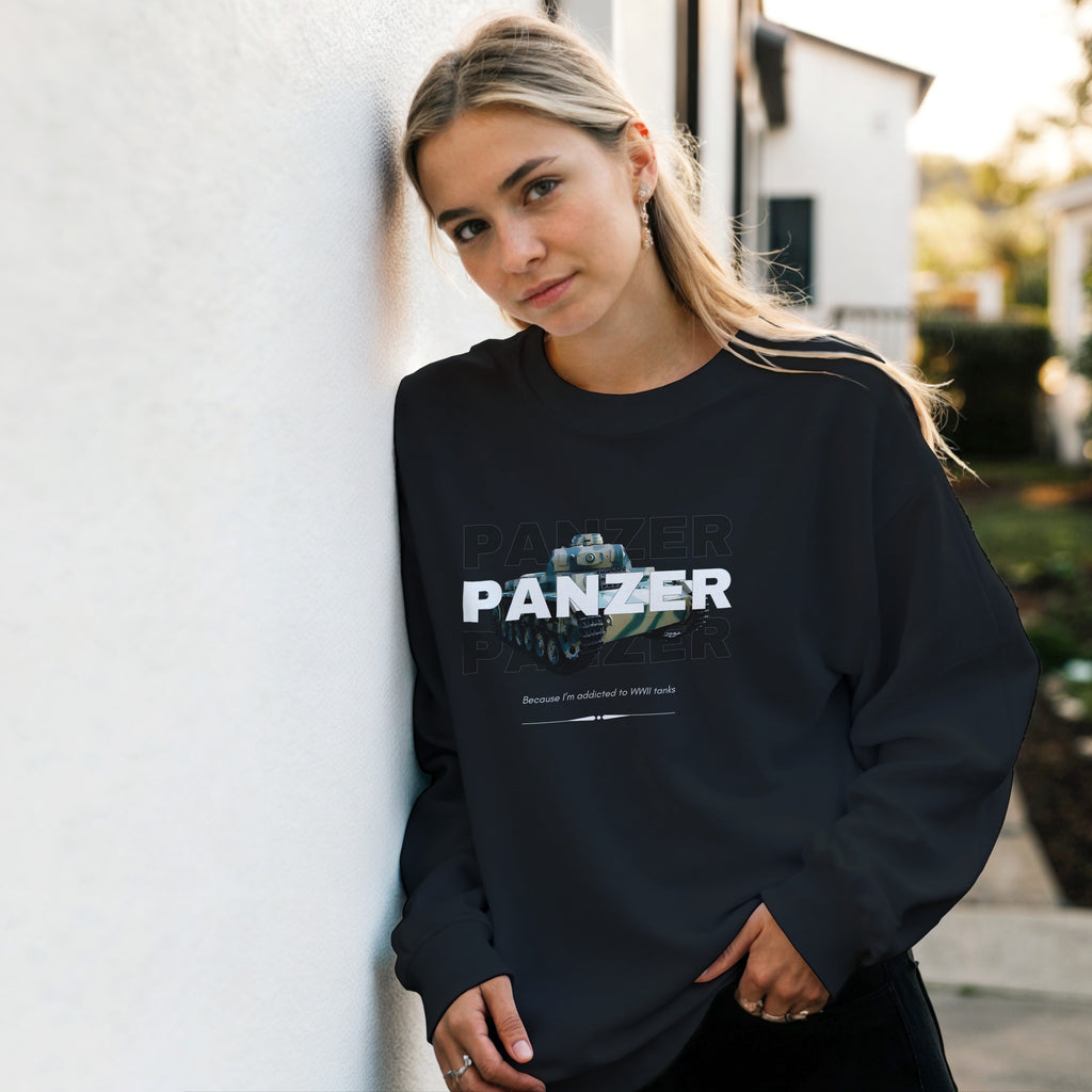 WWII Panzer Tank Sweatshirt | History Buff Crewneck | WW2 Military Gift