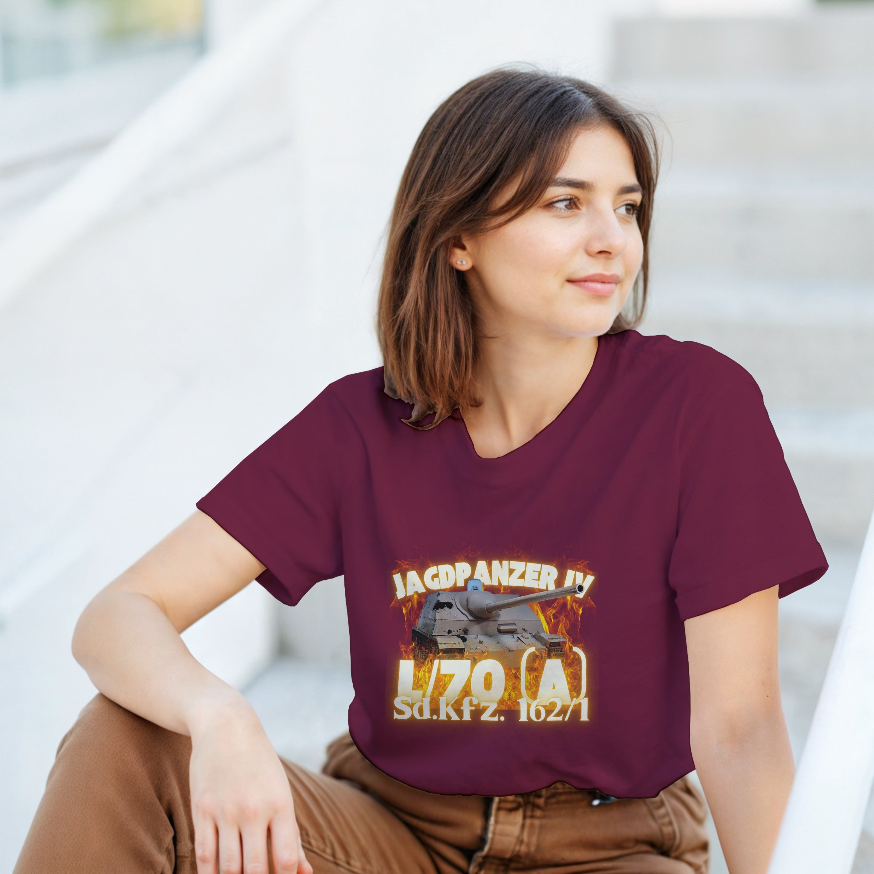 Jagdpanzer IV Shirt | WW2 German Tank Destroyer T-Shirt | Military History Gift | L70 A Graphic Tee | World War 2 Armour Panzer Apparel