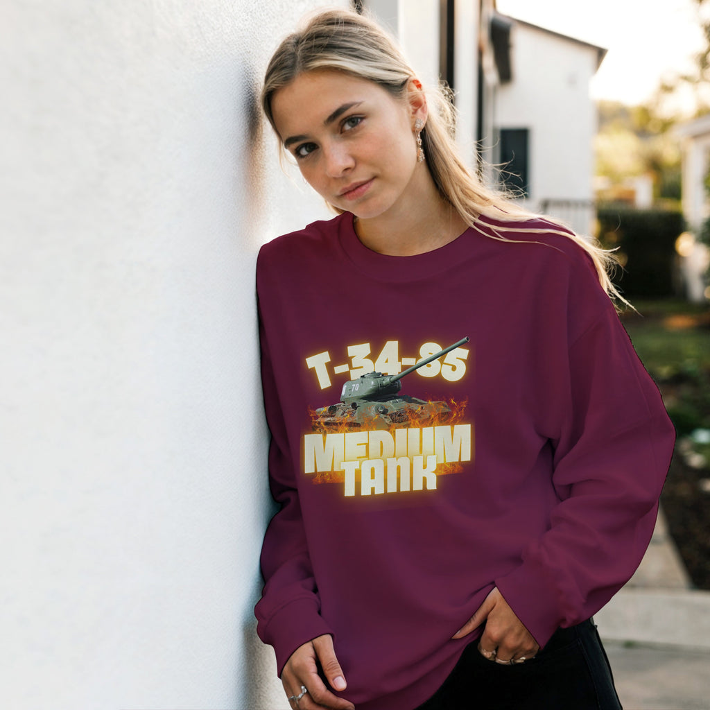 Panther Tank Sweater | German WWII Medium Tank Crewneck | Military History Gift