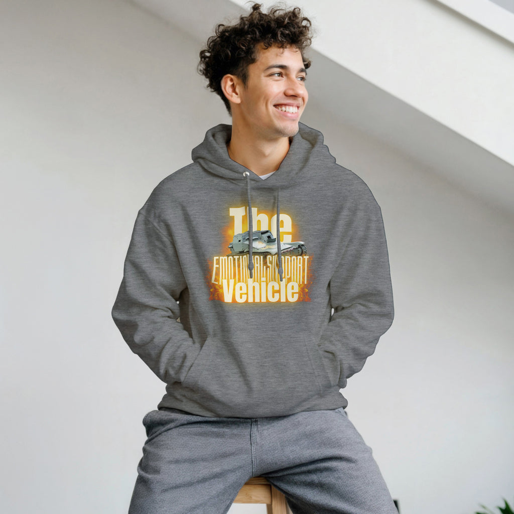 Emotional Support Vehicle Hoodie | L3/33 Tankette Meme | Funny Military History Gift