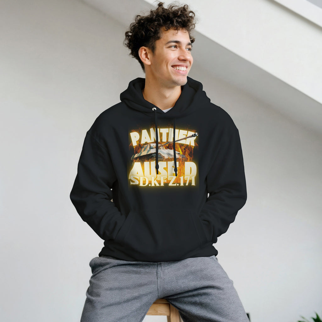 Panther D Hoodie | WW2 German Medium Tank Hooded Sweatshirt | Military History Gift | Sd Kfz 171 Pullover | WWII Armour Panzer Outerwear