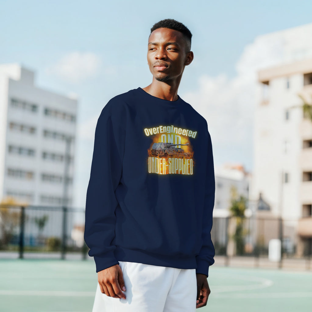 Certified Menace To Society Sweater | Panther Tank Doge Meme | WW2 Graphic Crewneck