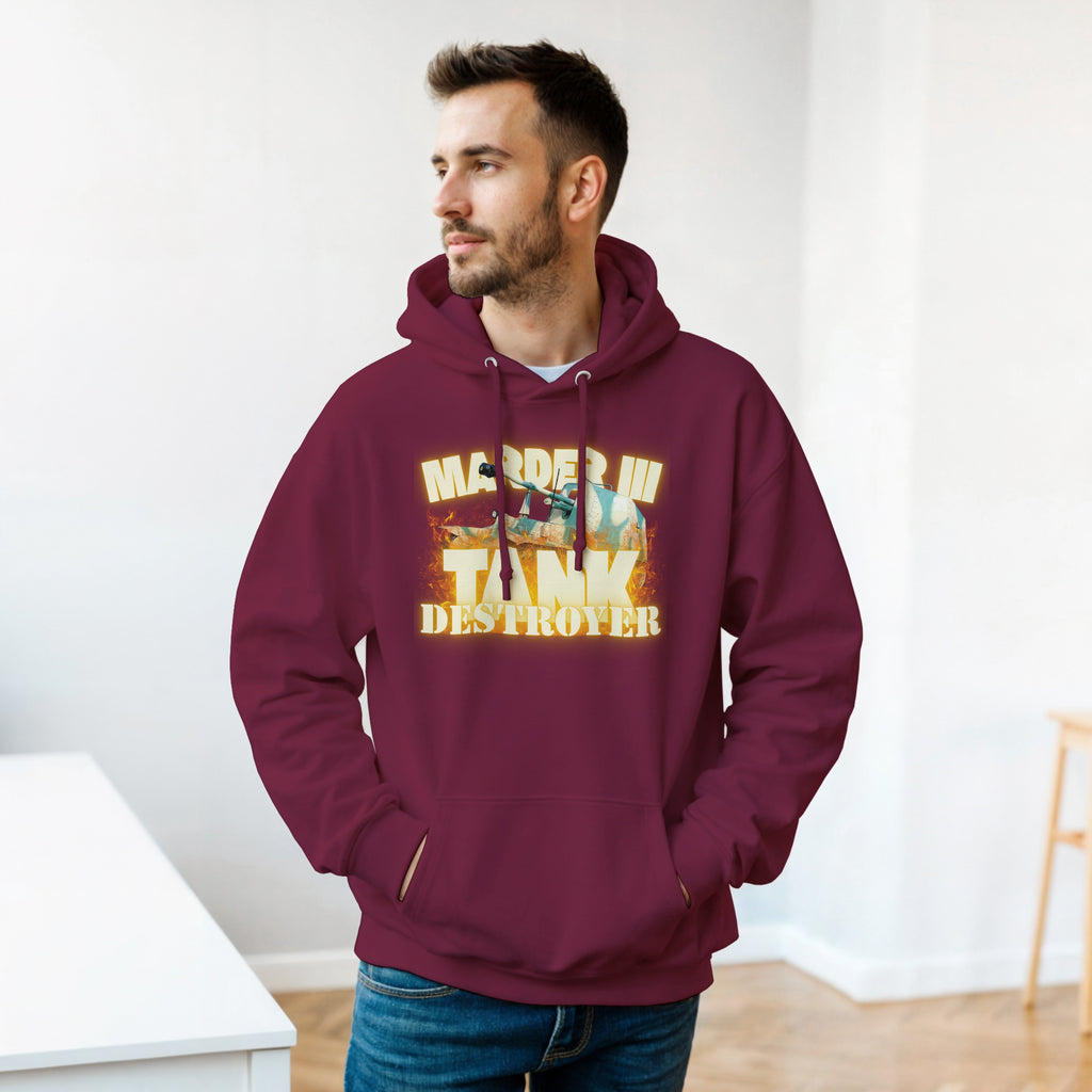 Marder III Tank Destroyer Hoodie | WWII German Panzer Pullover | Military History Gift