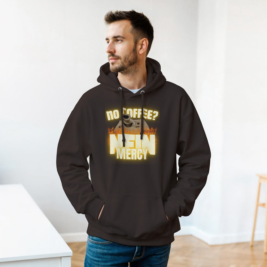 Sturmtiger Nein Mercy Hoodie | Funny German Tank Coffee Pullover | WW2 Military Gift