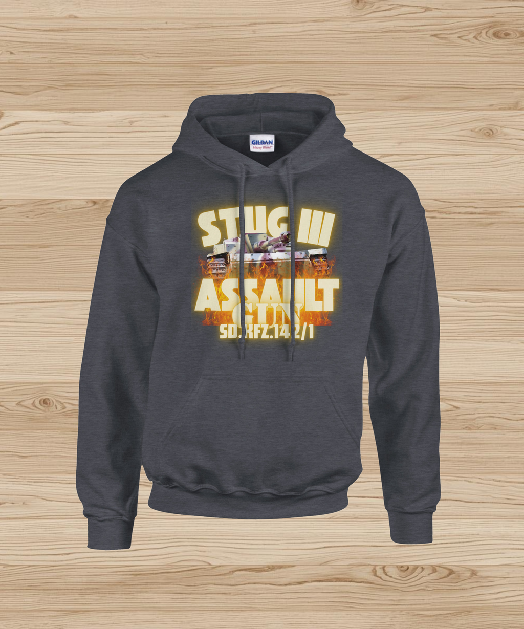 STUG III Assault Gun Hoodie | WW2 German Tank Destroyer Pullover | Military History Gift