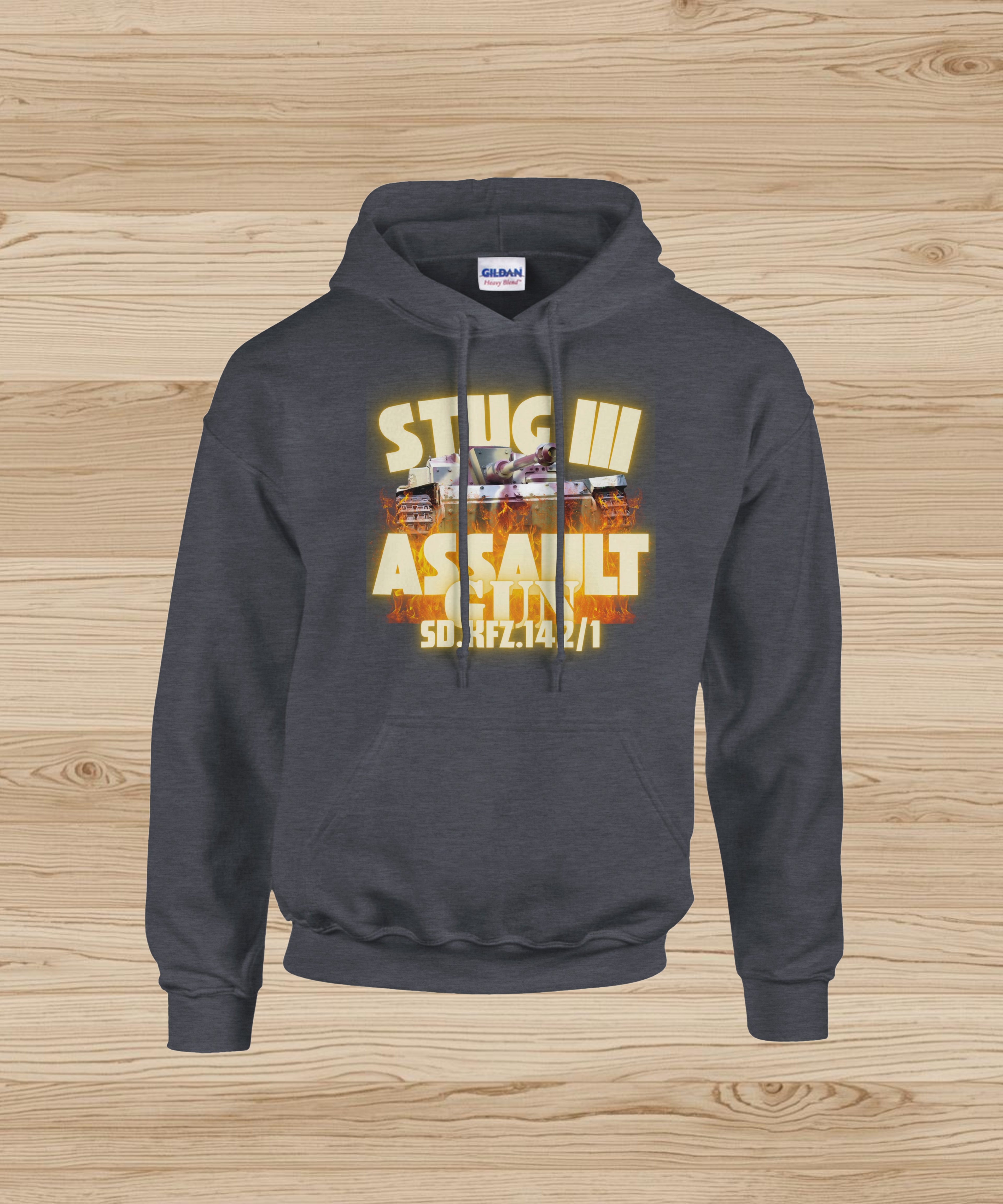 STUG III Assault Gun Hoodie | WW2 German Tank Destroyer Pullover | Military History Gift